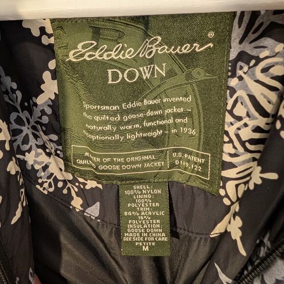 Eddie Bauer Puffer Vest Down Faux Fur Collar Bonfire Fall Winter Layer - Size PM - Picture 6 of 6